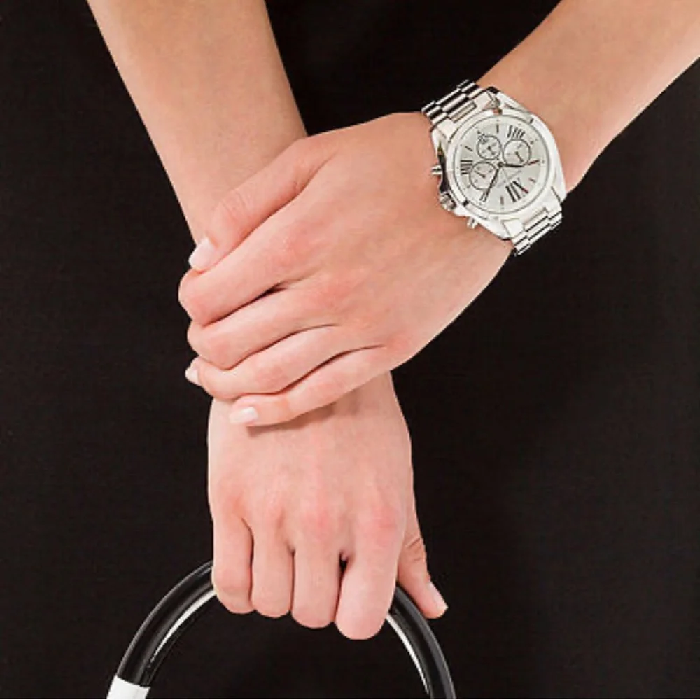 Michael Kors Silver Chronograph Watch